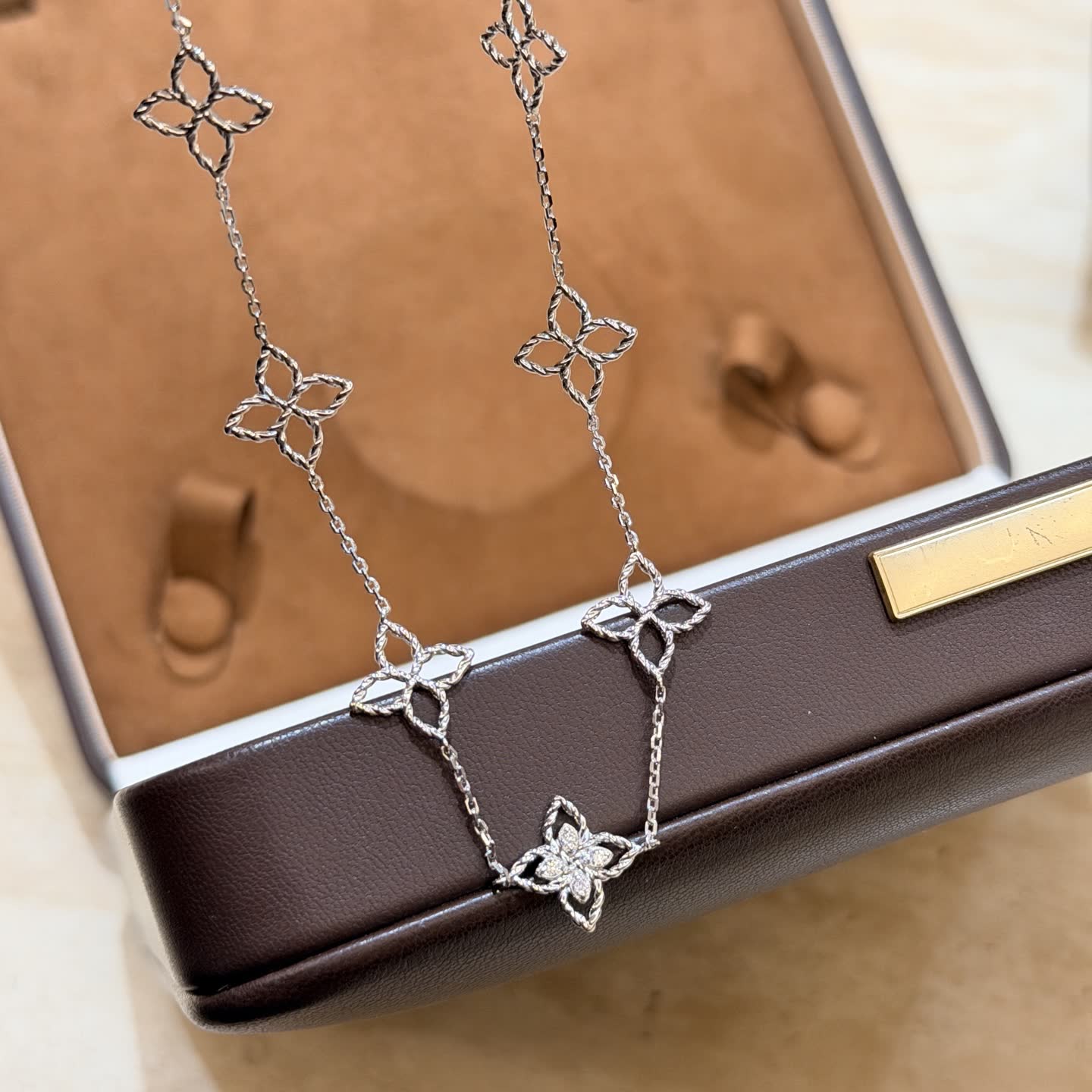 Van Cleef & Arpels Alhambra Diamond Necklace